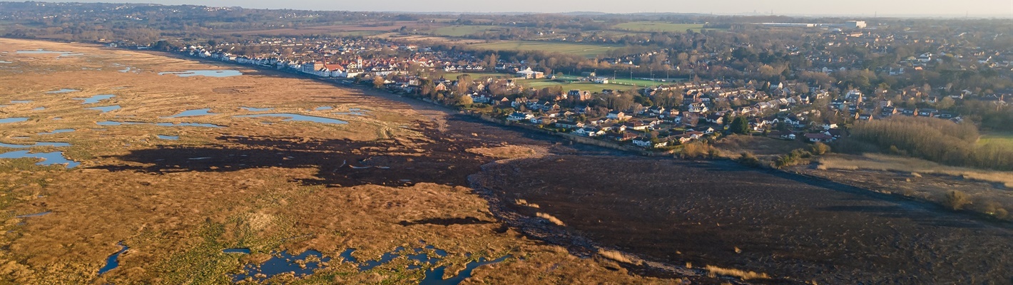 Neston Reedbed fire: the view from the ground