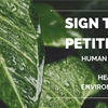 An Enforceable Human Right to a Healthy Environment: Sign the petition!