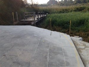 Boardwalk to Pond Dipping Under Construction