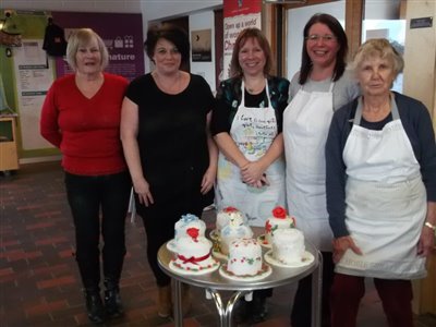 Christmas Cake Decorating