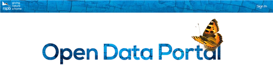 RSPB Open data portal