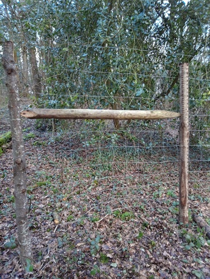 Picture of deer fence strut