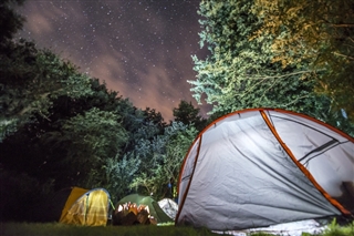 Big Wild Sleepout, sleeping under the stars, by Rahul Thanki (rspb-images.com)