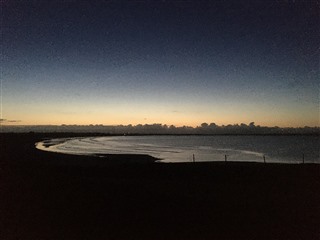 Gott Bay at night, Isle of Tiree.