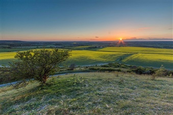 Sunset over the Chilterns