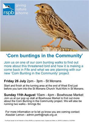 corn bunting event poster
