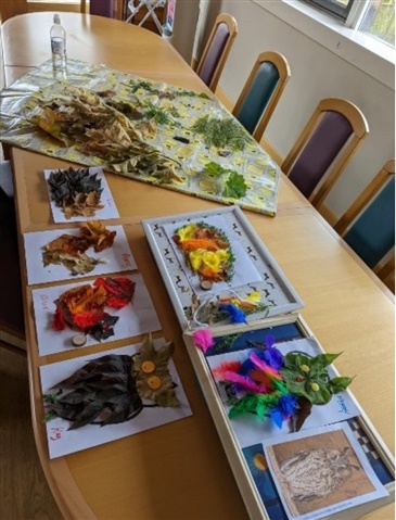 Nature Art at Robin House with CHAS