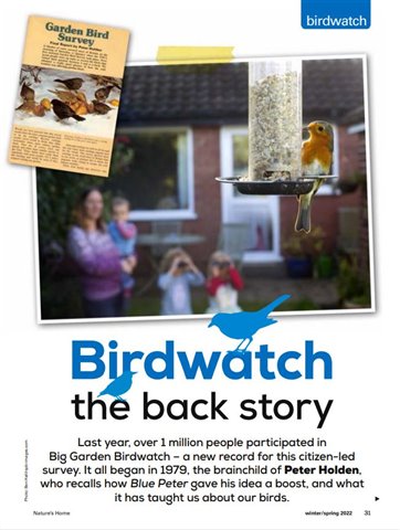We look at the fascinating history of Big Garden Birdwatch